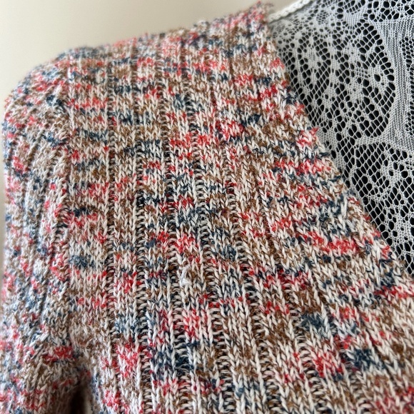 Madewell Marled Shrunken Ribbed Cardigan Sweater - Picture 6 of 10